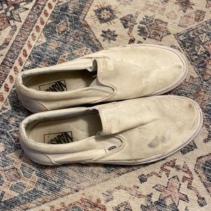 COPY - White slip on vans